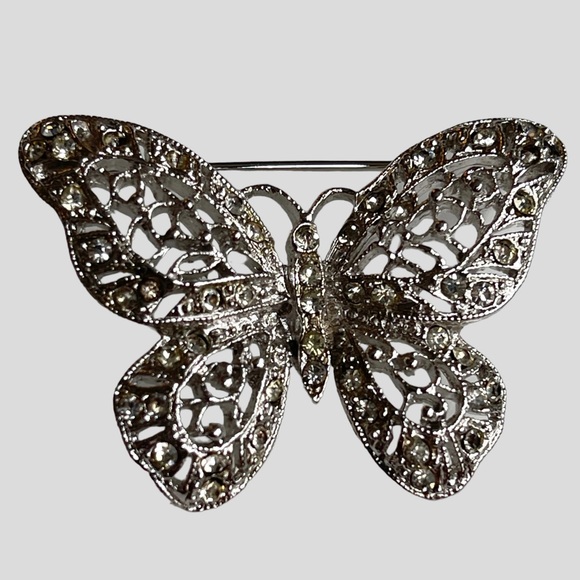 Vintage Jewelry - VINTAGE MID-CENTURY MODERN Butterfly Broach.